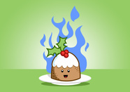 Xmas Flaming Pudding