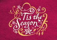 Inky Tis The Season TextRed