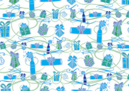 Inky Pressies Blue