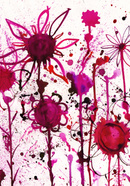 Inky Flowers