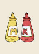 mustard and ketchup 