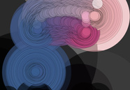 Quartz Pink, Indian Teal and Fuschia Rose