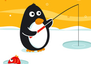 penguin fishing