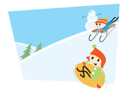 Tobogganing