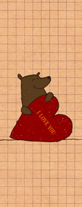 valentines day bear