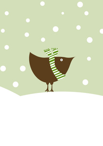 Bird in the Snow
