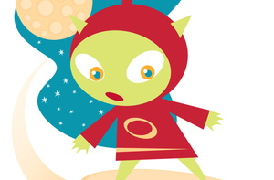 Alien Surfer Girl