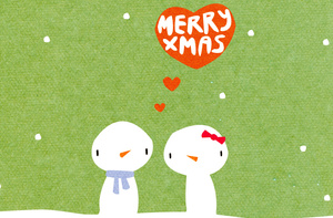 Snow Couple