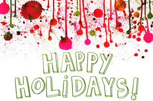 Inky Happy Holidays