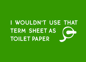 i wouldnt use that term sheet