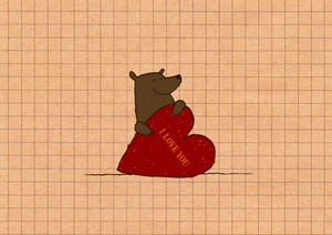valentines day bear