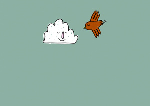 cloud and bird 2