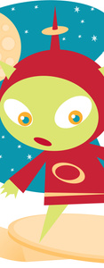 Alien Surfer Girl