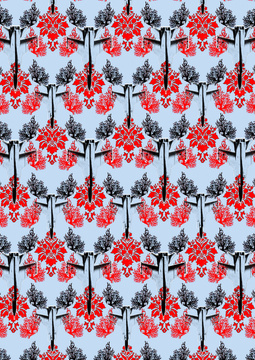 mig pattern 1 blue