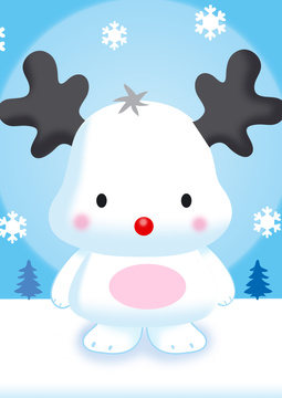 white deer