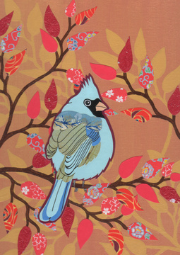 fluke the mutant blue cardinal