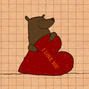 valentines day bear