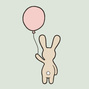 rabbit balloon 