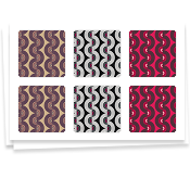 Retro Crescent, StickerBook