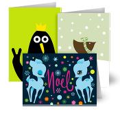 Festive Animal Friends, Greeting...