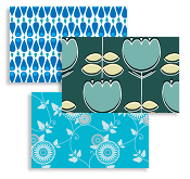 Blue Wallpaper Business Cards