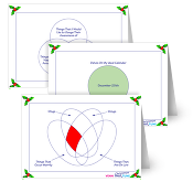 Venn That Tune Holiday Cards