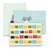 Gentle Festive Greetings, Postcards