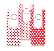                                                                             Polka Dot Handtags
                                                                    