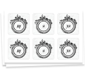 Intricate Size Stickers