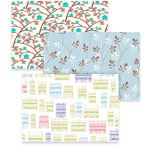 Lara Cameron Pattern Postcards