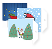 Santa & Father Christmas NoteCards