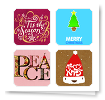 Christmas Greetings Stickers