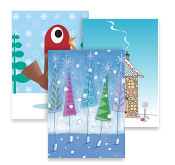 Winter Scenes Holiday Cards