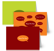 Hey! Happy New Year, Greeting Cards