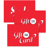 Red Gift Cards  
