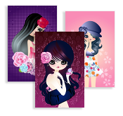 Glamorous Girls, Business Cards