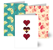Hearts & Flowers, Wedding Cards