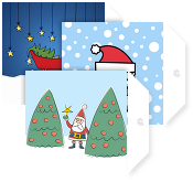 Santa & Father Christmas NoteCards