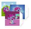 Moshi Monsters NoteCards