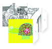 Fraidercat illustration NoteCards