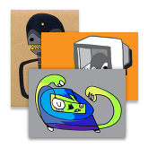 Jon Burgerman Postcards