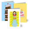'Happy Birthday' Greeting Cards