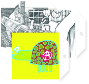 Fraidercat illustration NoteCards