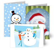 Snowmen Christmas and Holiday Cards