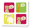 Well Done! little animals