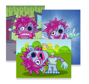 Moshi Monsters Postcard 