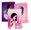 Glamorous Girls, Greeting Cards