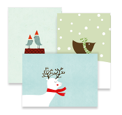 Gentle Festive Greetings, Postcards