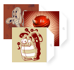 Candykillers Halloween NoteCards