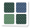 Blue & Green Diamonds, StickerBook